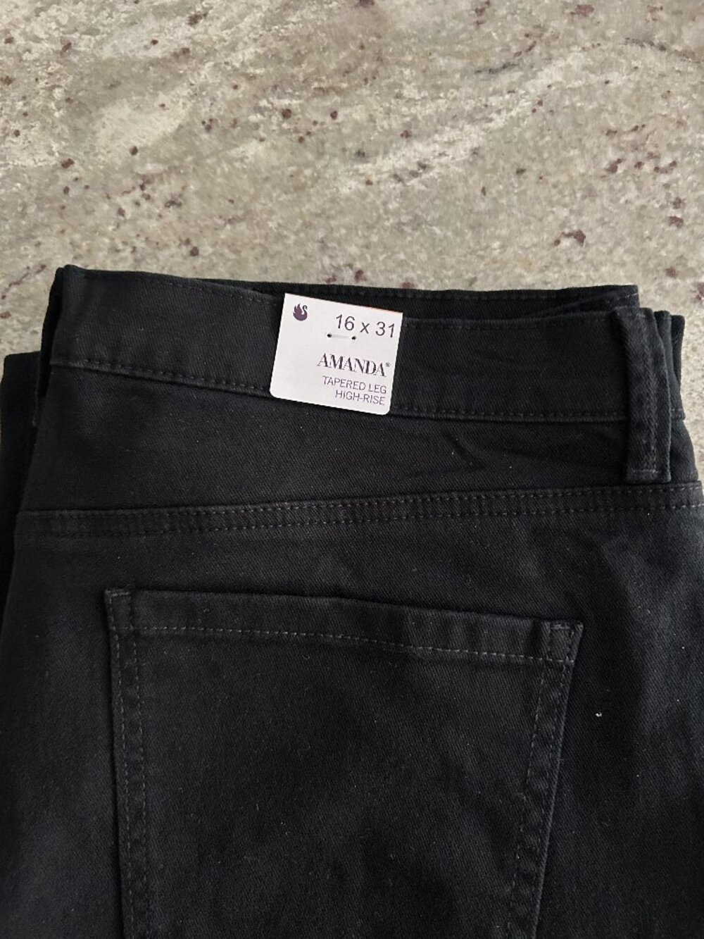 Gloria Vanderbilt Amanda - Black Jeans